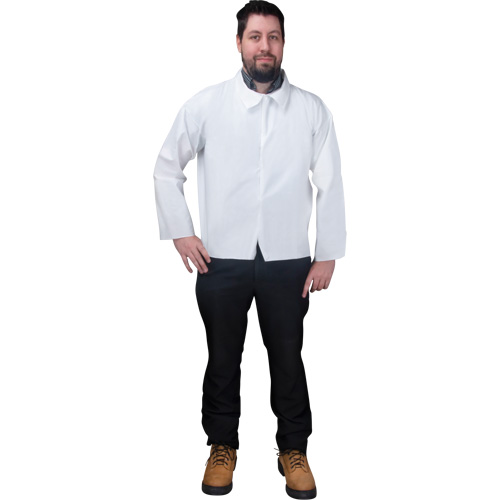 Chemise jetable, Microporeux, Petit, Blanc Chandler Sales