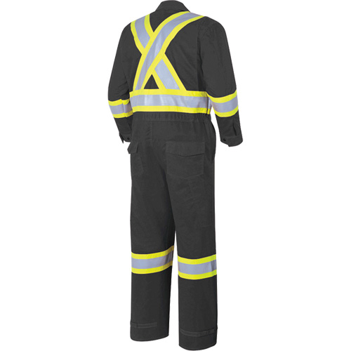 7702BK Combinaison ignifuge et r&eacute;sistant &agrave; l'arc &eacute;lectrique 88/12 FR-Tech, Taille 36, Noir, 9,7 cal/cm² Chandler Sales