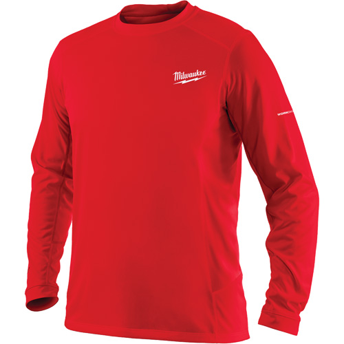 T-shirt &agrave; manches longues Workskin, Hommes, Petit, Rouge Chandler Sales
