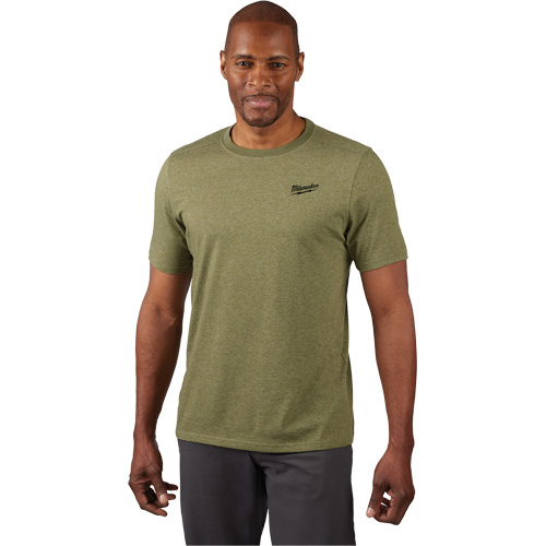 T-shirt de travail hybride, Hommes, Petit, Vert Chandler Sales