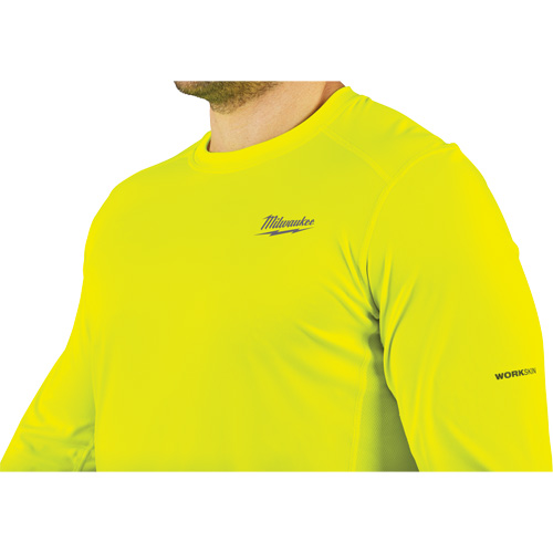 Workskin Lightweight High Visibility Shirt, Men's, Small, Yellow Chandler Sales