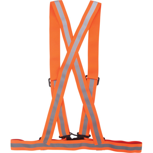 Traffic Harness, High Visibility Orange, Silver Reflective Colour, X-Large Chandler Sales
