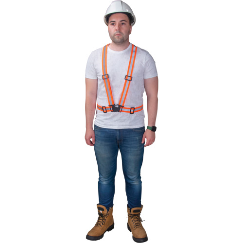 Traffic Harness, High Visibility Orange, Silver Reflective Colour, X-Large Chandler Sales