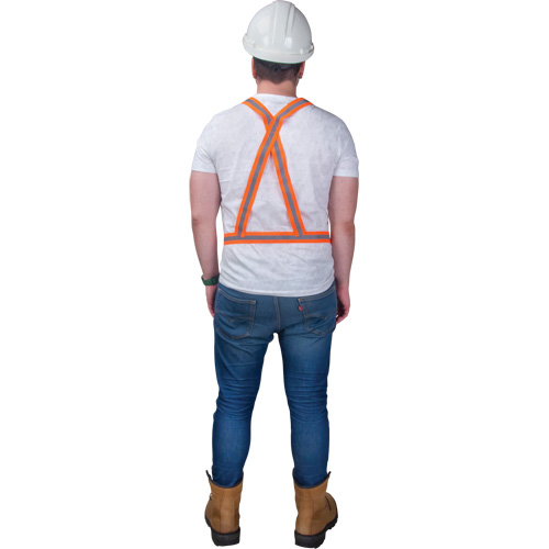 Traffic Harness, High Visibility Orange, Silver Reflective Colour, X-Large Chandler Sales