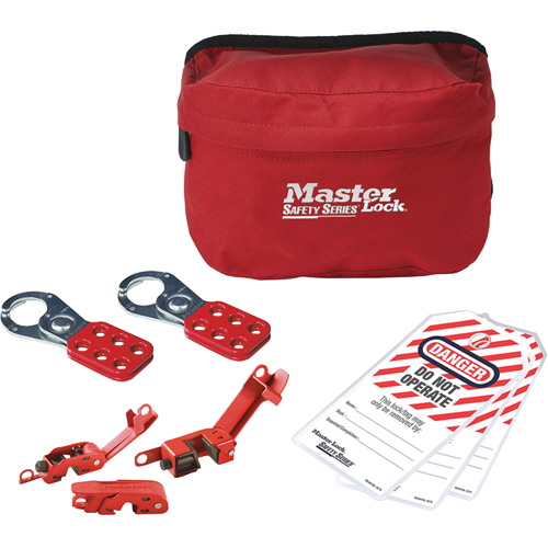 Trousse de cadenassage de base sans cadenas, Ensemble &eacute;lectrique, 8 composants compris Chandler Sales
