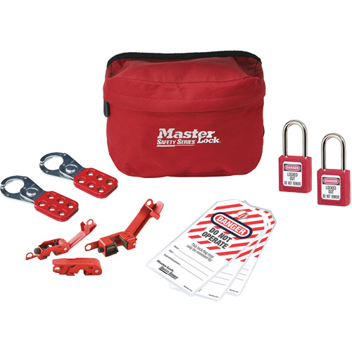 Trousse de cadenassage avec serrures en thermoplastique Zenex, Ensemble &eacute;lectrique, 11 composants compris Chandler Sales