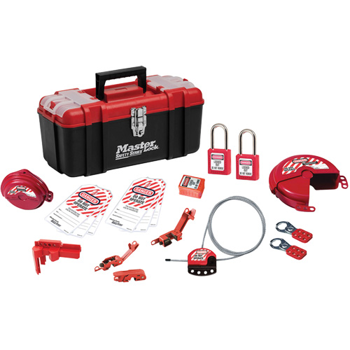 Basic Lockout Kit with Zenex Thermoplastic Locks, Electrical/Valve Kit, 19 Components Chandler Sales