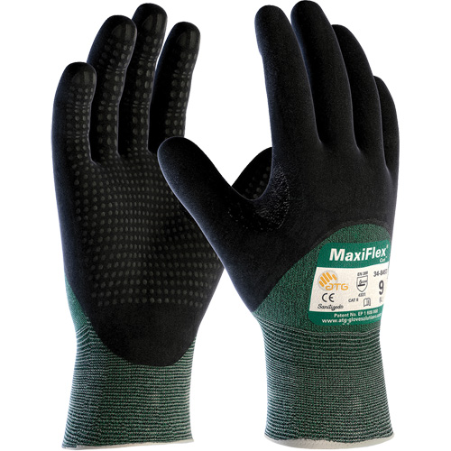 Gants r&eacute;sistant aux coupures ATG MaxiFlex Cut, Taille T-Grand, Calibre 15, Rev&ecirc;tement Nitrile, Enveloppe en Fil technique, ASTM ANSI niveau A2/EN 388 niveau 3/EN 388 niveau B Chandler Sales