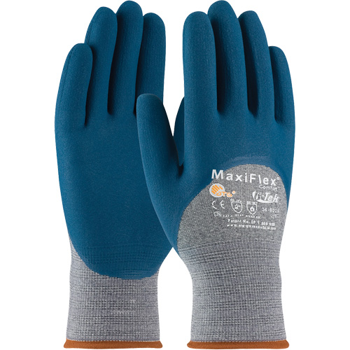 Gants en tricot sans couture ATG MaxiFlex Comfort, Grand, R&ecirc;vetement Nitrile, Calibre 15, Enveloppe en Nylon Chandler Sales