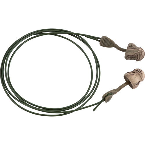 Glide&reg; Camo Foam No-Roll Twist-In Earplugs, Bulk - Box, Corded Chandler Sales