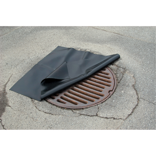 Couvercles de drains en n&eacute;oprene, Carr&eacute;e, 36" lo x 36" la Chandler Sales