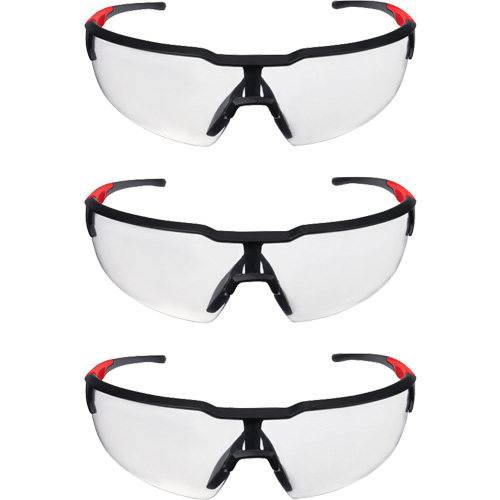 Safety Glasses, Clear Lens, Anti-Scratch, ANSI Z87+/Meets/Exceeds CSA Z94.3 Chandler Sales