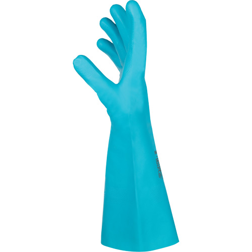 Gants chimiques Flextril, Taille 7, 12,5" lo, Nitrile, Doublure en Nylon Chandler Sales