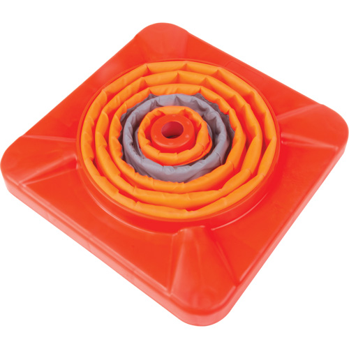 C&ocirc;ne de signalisation repliable, 18" h, Orange Chandler Sales