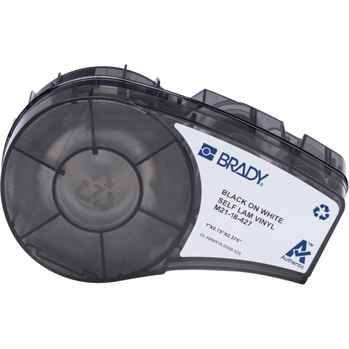 Self-Laminating Wrap Around Labels with Ribbon, Black Chandler Sales
