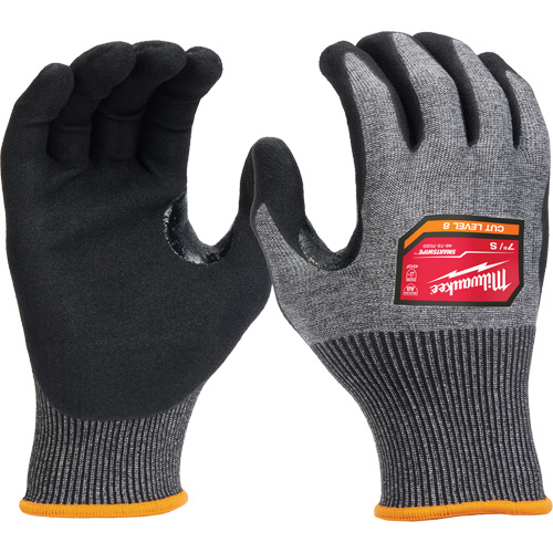 High-Dexterity Dipped Gloves, Size Small, 18 Gauge, Nitrile Coated, Nylon/Polyethylene/Tungsten Shell, ASTM ANSI Level A8/EN 388 Level F Chandler Sales