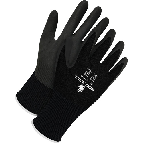 BDG Planet Coated Gloves, 2X-Small/5, Foam Nitrile Coating, 15 Gauge, Nylon/Spandex Shell Chandler Sales