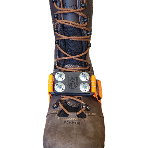 Crampon &agrave; glace anti&eacute;tincelles Midcleat, Acier au carbone, Traction Crampon, Taille unique Chandler Sales