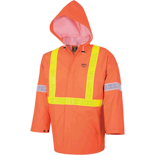 R85 Ensemble imperm&eacute;able de s&eacute;curit&eacute; 3 pi&egrave;ces ignifuge Element FR, Petit, Orange haute visibilit&eacute; Chandler Sales