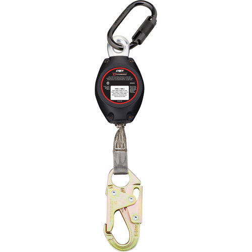 Dynamic Small Snap Hook Self-Retracting Lifeline, 7', Polyester, Swivel Chandler Sales