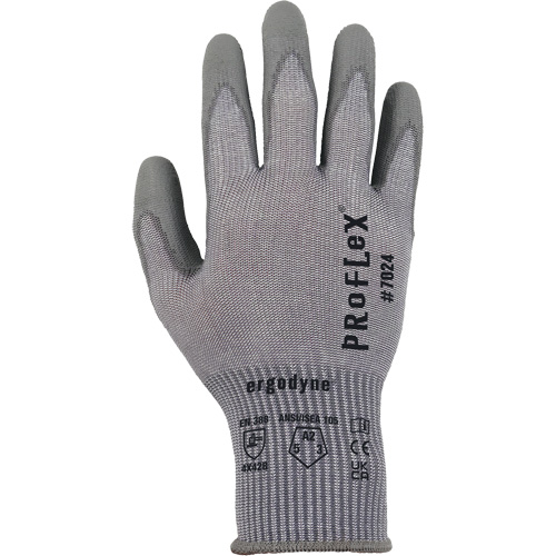 ProFlex 7024 Cut-Resistant Gloves, Small, 13 Gauge, Polyurethane Coated, ASTM ANSI Level A2/EN 388 Level B Chandler Sales