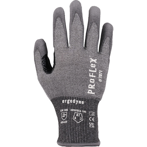 ProFlex 7071 PU Coated Cut-Resistant Gloves, Size Small, 18 Gauge, Polyurethane Coated, HPPE/Tungsten Shell, ASTM ANSI Level A7/EN 388 Level F Chandler Sales