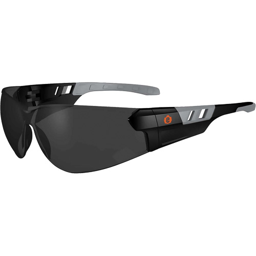 Skullerz SAGA Frameless Safety Glasses, Smoke Lens, Anti-Fog/Anti-Scratch, ANSI Z87+/Meets/Exceeds CSA Z94.3 Chandler Sales