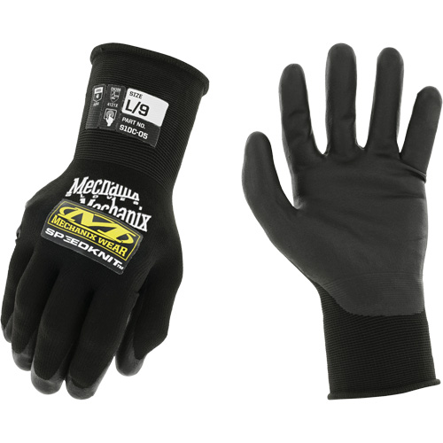 Speedknit Work Gloves, 7, Polyurethane Coating, 15 Gauge, Nylon Shell Chandler Sales