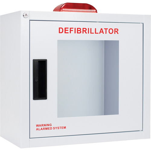 Standard Large AED Cabinet with Alarm & Strobe, Zoll AED Plus&reg;/Zoll AED 3/Cardio-Science/Physio-Control For, Non-Medical Chandler Sales