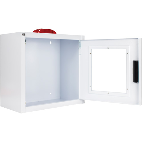 Standard Large AED Cabinet with Alarm & Strobe, Zoll AED Plus&reg;/Zoll AED 3/Cardio-Science/Physio-Control For, Non-Medical Chandler Sales