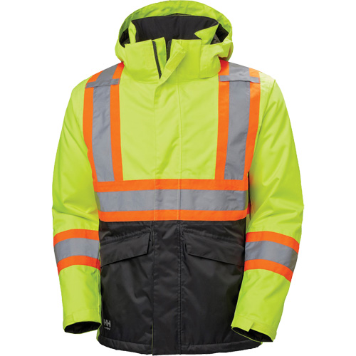 Veste d'hiver Alta, Polyester, Noir/Jaune lime haute visibilit&eacute;, Petit Chandler Sales