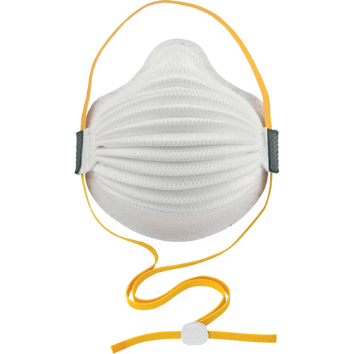 Respirateur AirWave jetable avec SmartStrap et garniture d'&eacute;tanch&eacute;it&eacute; int&eacute;grale en mousse, P95, Certifi&eacute; NIOSH, Moyen/grand Chandler Sales