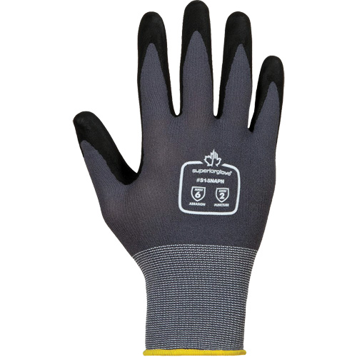 Gants anti-abrasion Dexterity, 2T-petit/5, R&ecirc;vetement Mousse de nitrile, Calibre 15, Enveloppe en Nylon/Coton Chandler Sales
