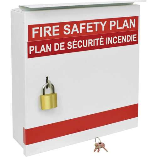 Boîte pour plan de s&eacute;curit&eacute; en cas d'incendie Chandler Sales