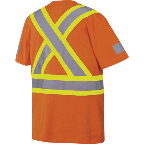 6978 Safety T-Shirt, Cotton, Large, Orange Chandler Sales