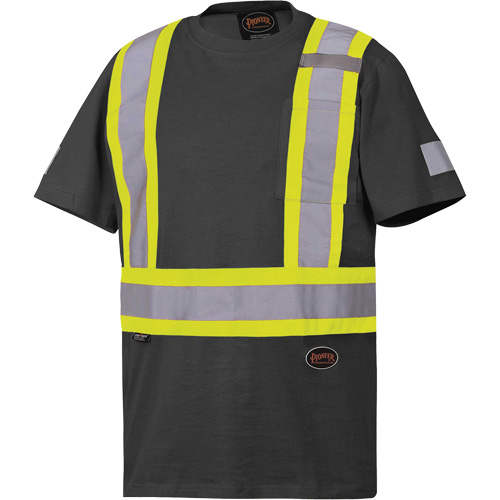 6976 T-shirt de s&eacute;curit&eacute;, Coton, Petit, Noir Chandler Sales