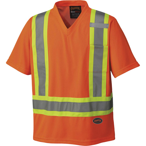 6979 Micro Mesh Traffic T-Shirt, X-Small, High Visibility Orange Chandler Sales