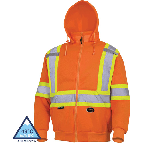 6924 Hoodie, Small, High Visibility Orange Chandler Sales