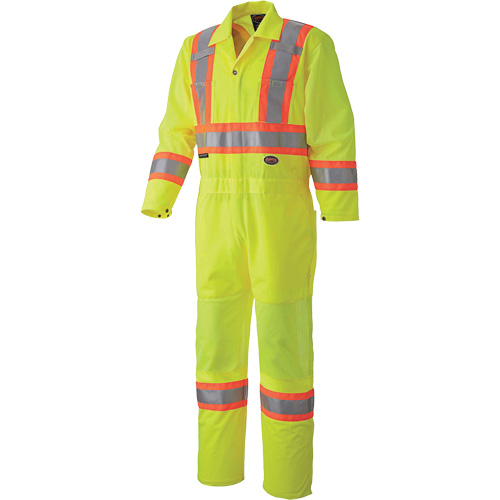 5999A Combinaison de s&eacute;curit&eacute; routi&egrave;re, T-petit, Jaune lime haute visibilit&eacute; Chandler Sales