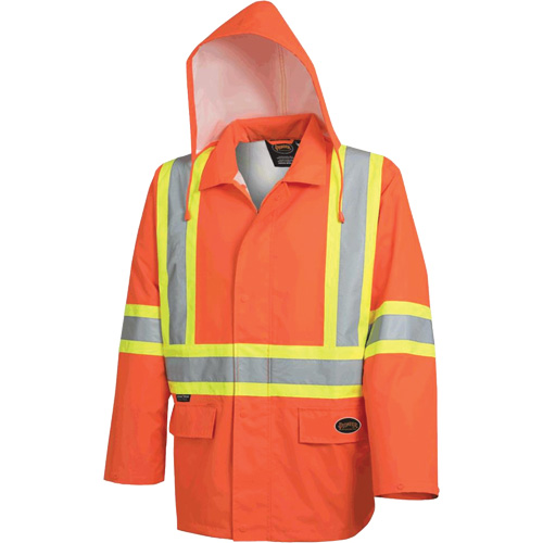 5626 Veste de s&eacute;curit&eacute; The Rock 300D imperm&eacute;able, Polyester, Orange haute visibilit&eacute;, Petit Chandler Sales