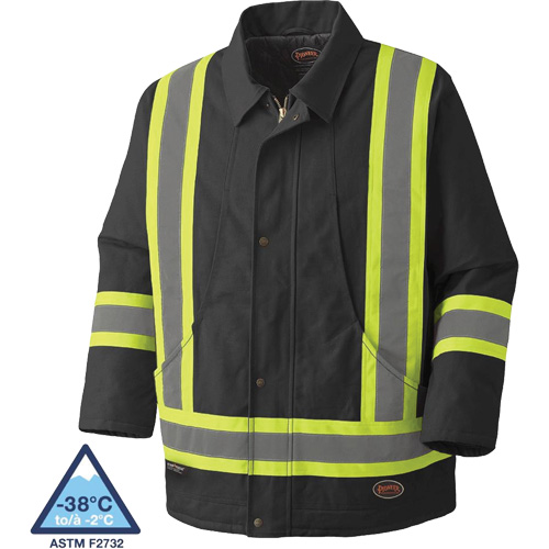 5535BKA Quilted Duck Parka, Black, X-Small Chandler Sales
