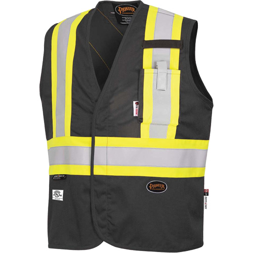 7729 Veste r&eacute;sistante aux arcs &eacute;lectriques FR-Tech, Petit, Noir, 10 cal/cm² Chandler Sales