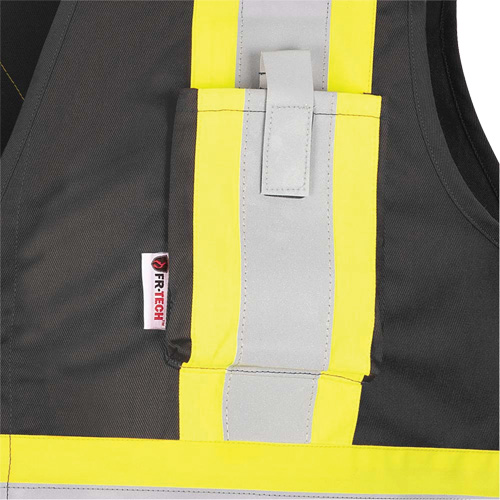 7729 Veste r&eacute;sistante aux arcs &eacute;lectriques FR-Tech, Petit, Noir, 10 cal/cm² Chandler Sales