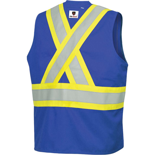 7730 FR-Tech&reg; Flame-Resistant Arc Safety Vest, Small, Royal Blue, 10 cal/cm² Chandler Sales