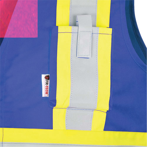 7730 FR-Tech&reg; Flame-Resistant Arc Safety Vest, Small, Royal Blue, 10 cal/cm² Chandler Sales