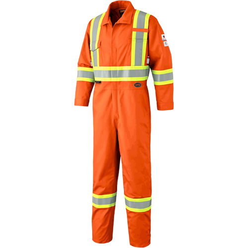 7702T FR-Tech&reg; Arc-Rated Coverall, Size 40 (Tall), High Visibility Orange, 10 cal/cm² Chandler Sales