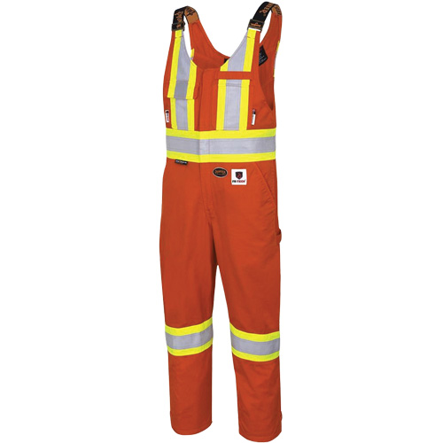 7712 FR-Tech&reg; Flame-Resistant Overalls, Small, High Visibility Orange Chandler Sales