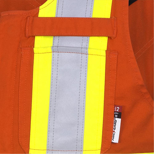 7712 FR-Tech&reg; Flame-Resistant Overalls, Small, High Visibility Orange Chandler Sales