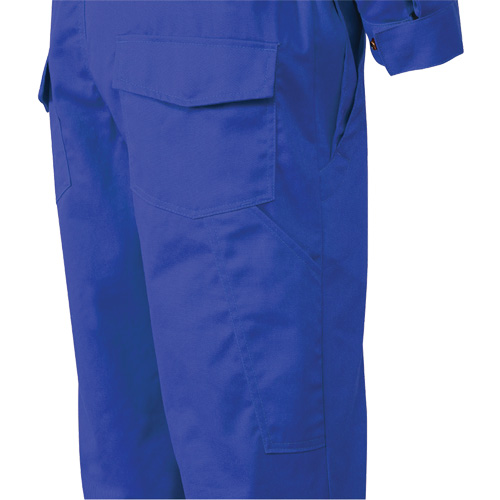 7706T FR-Tech&reg; Flame-Resistant Coverall with Leg Zippers, Size 40 (Tall), Royal Blue, 9.7 cal/cm² Chandler Sales