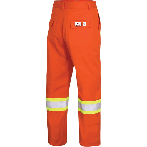 7763 Pantalon de s&eacute;curit&eacute; haute visibilit&eacute; r&eacute;sistant aux arcs &eacute;lectriques FR-Tech 88/12, 30, x 30, Orange haute visibilit&eacute;, 9,7 cal/cm² Chandler Sales